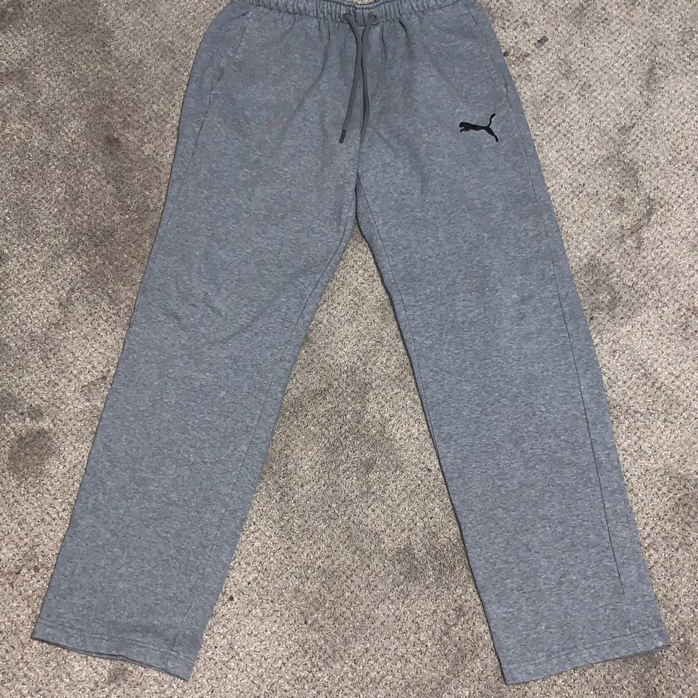Gray puma joggers